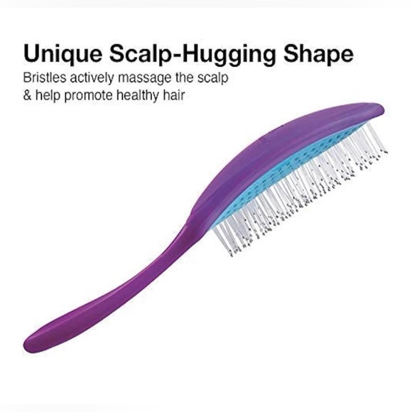 Olivia Garden Smooth And Shine Styler Hairbrush. NWT. Pink And Purple. - Picture 6 of 6